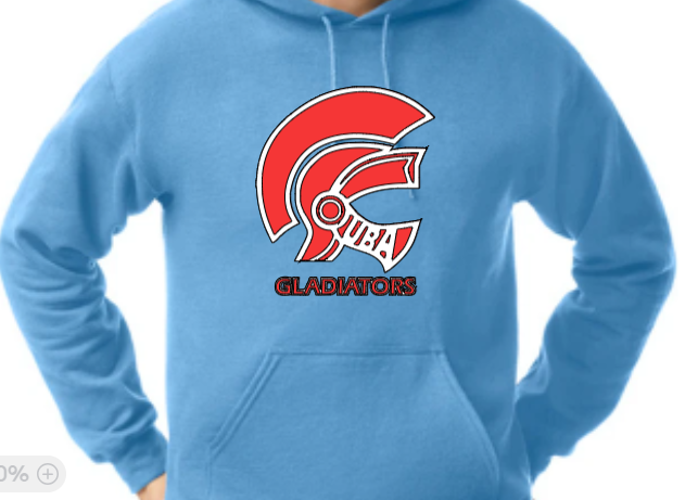 Blue Sweatshirt Glad Logo